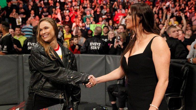 Ronda Rousey, Stephanie McMahon,