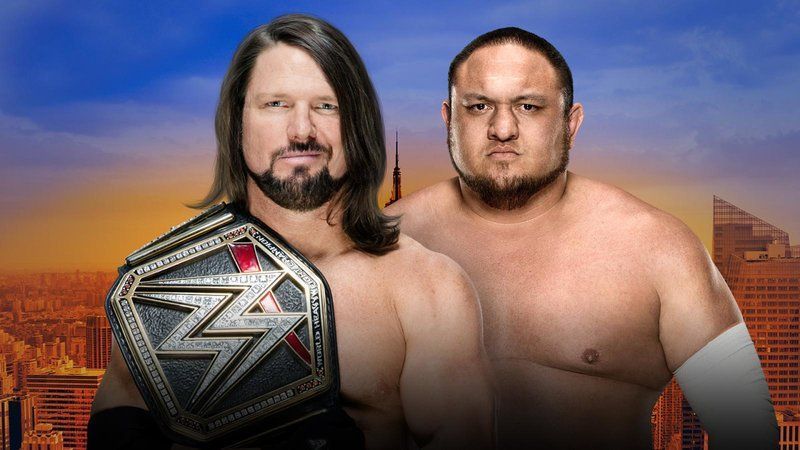 Styles will defend his WWE Championship against Samoa Joe