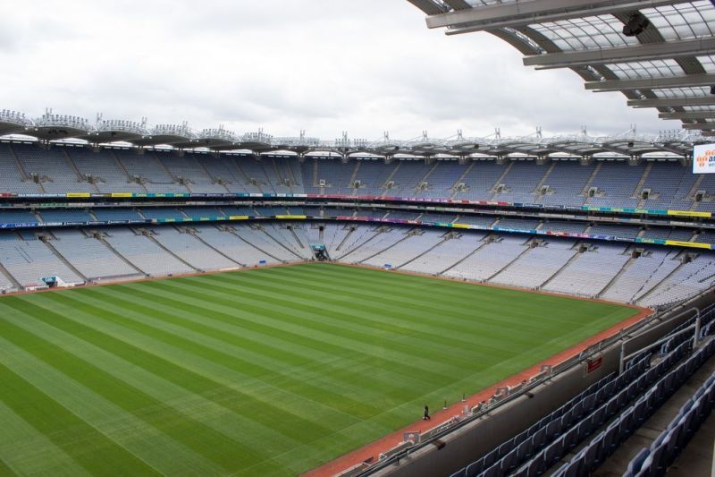 Interior view of the stadium