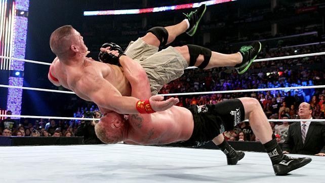 Lesnar vs Cena