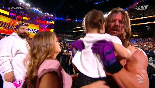 AJ Styles shares a heartwarming moment with his family...