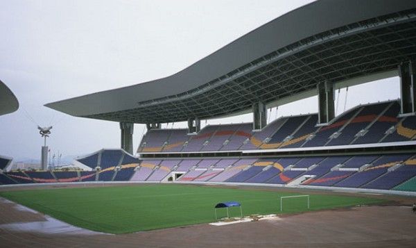 Interior view of the stadium