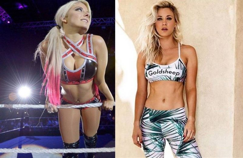 WWE Superstar Alexa Bliss has a notable doppelganger, as does Hollywood mega-star Kaley Cuoco