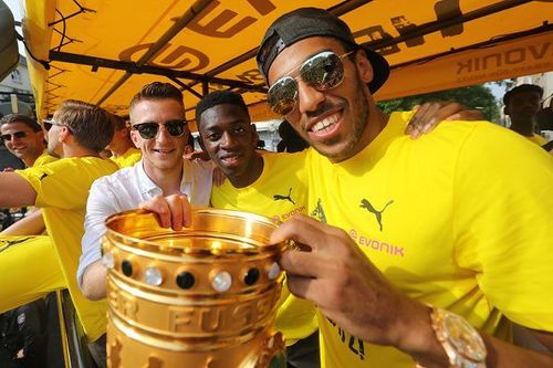 Borussia Dortmund Celebrates Winning The DFB Cup 2017