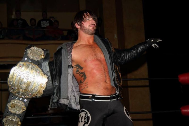AJ Styles as the IWGP Heavyweight Champion 