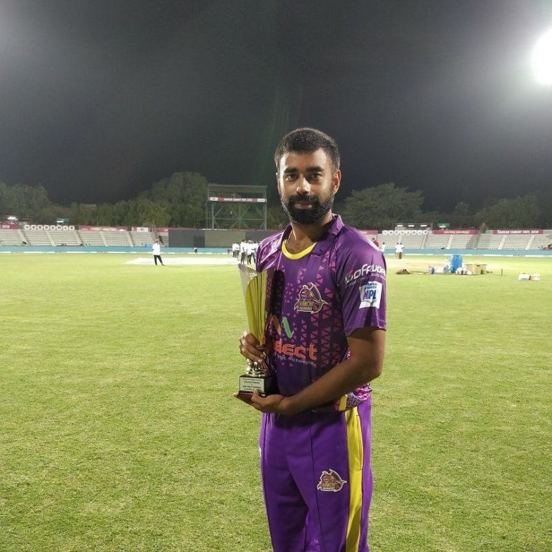 Aushik Srinivas bowled a magical spell against Kovai Kings