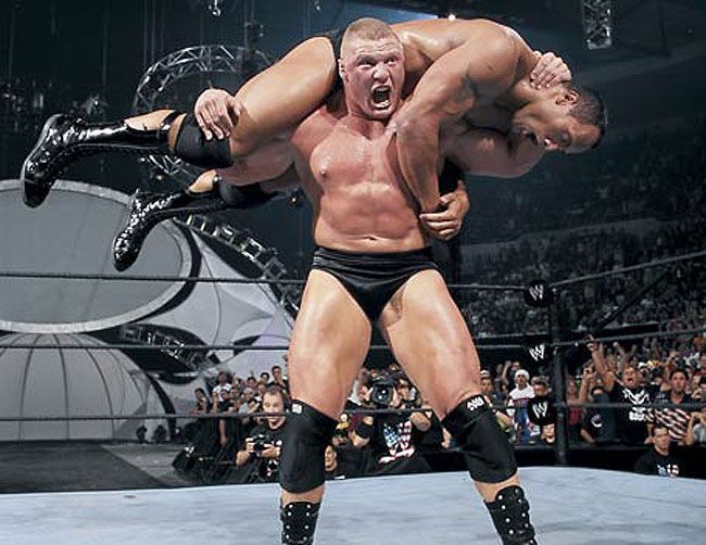 Lesnar vs Rock