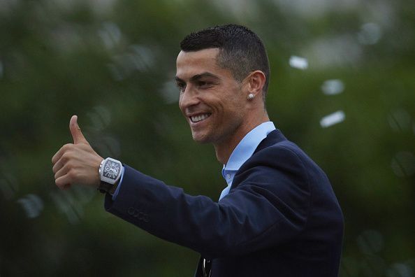 Real Madrid Celebrate After Victory In The Champions League Final Against Liverpool