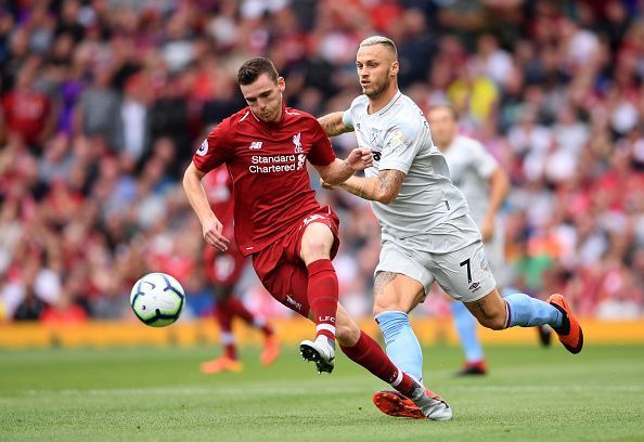 Marko Arnautovic cut an isolated figure for the large part of the game