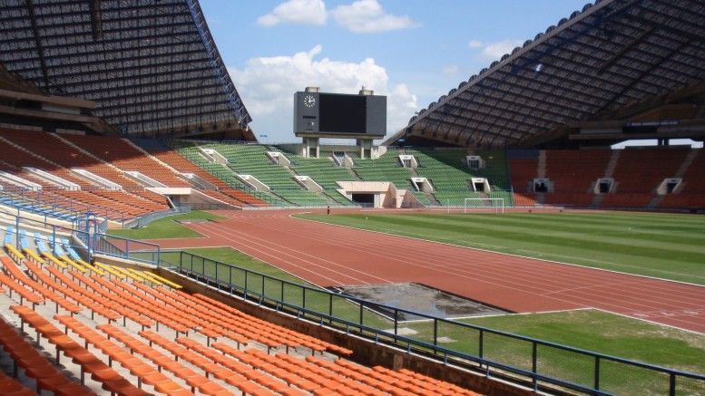 Interior view of the stadium