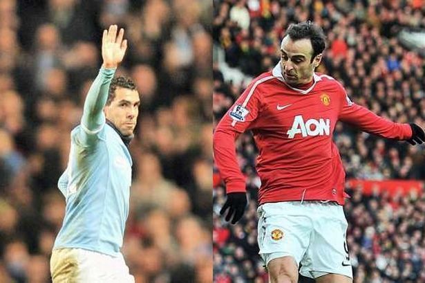 Image result for tevez and berbatov 2011