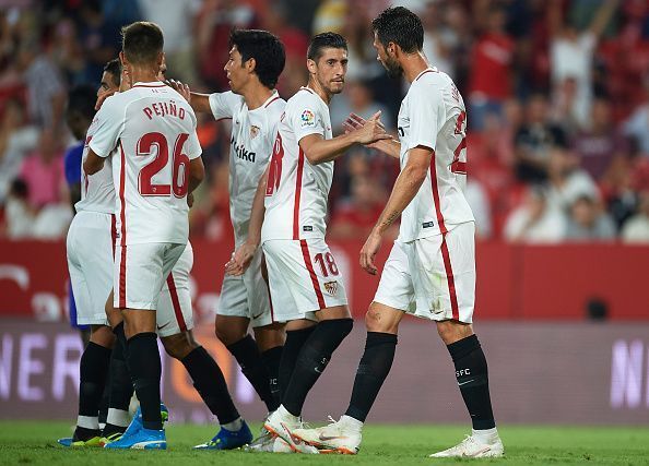 Sevilla v Ujpest - UEFA Europa League Second Qualifying Round: 1st leg