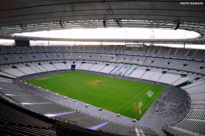 Interior view of the stadium