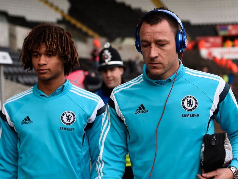 Nathan Ake (L) and John Terry (R)