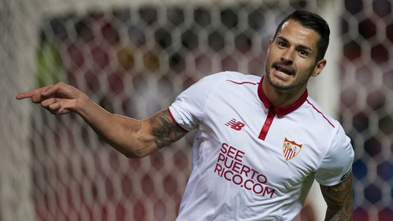 Vitolo won three Europa League titles with Sevilla