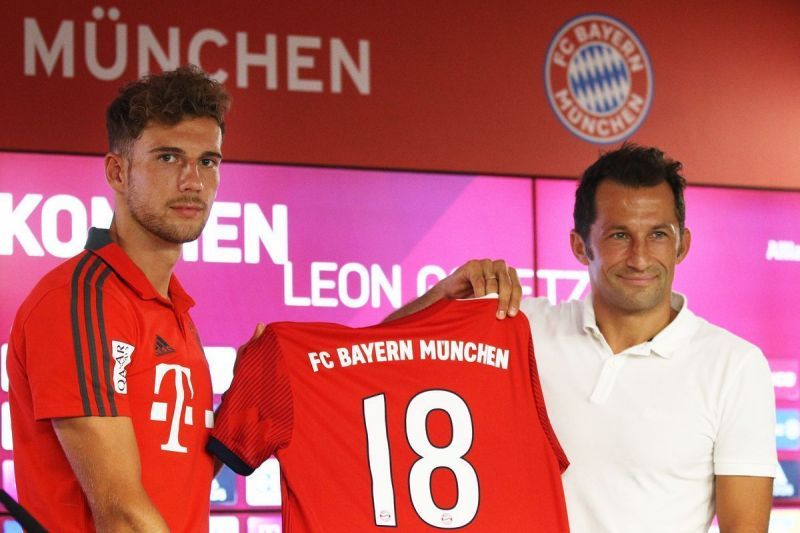 Goretzka left Schalke to join rivals Bayern Munich