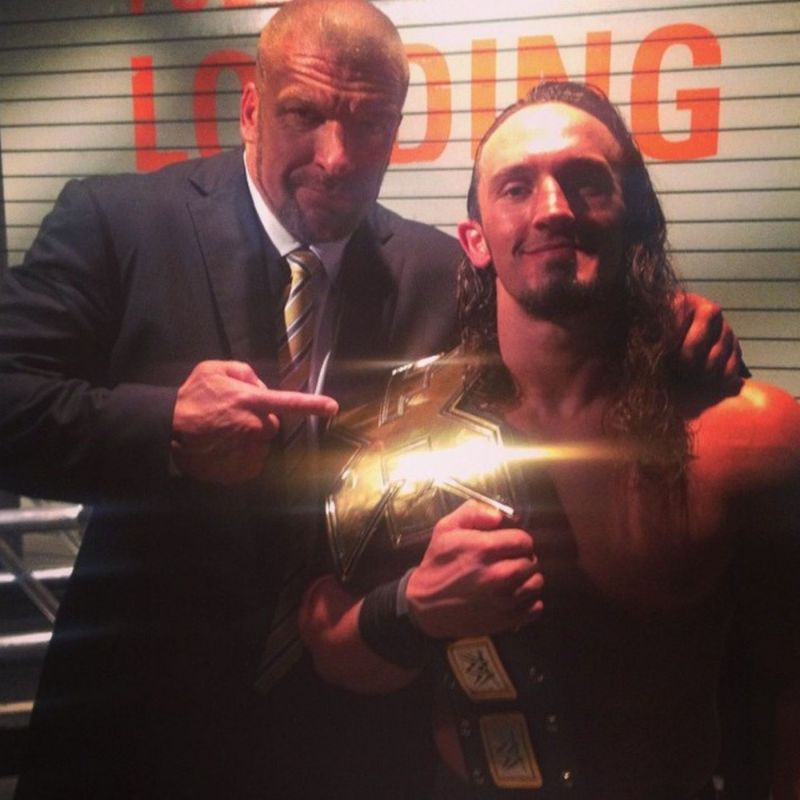 Triple H is the proud papa Neville can get behind