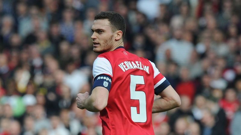 Vermaelen was Arsenal captain when he left the club