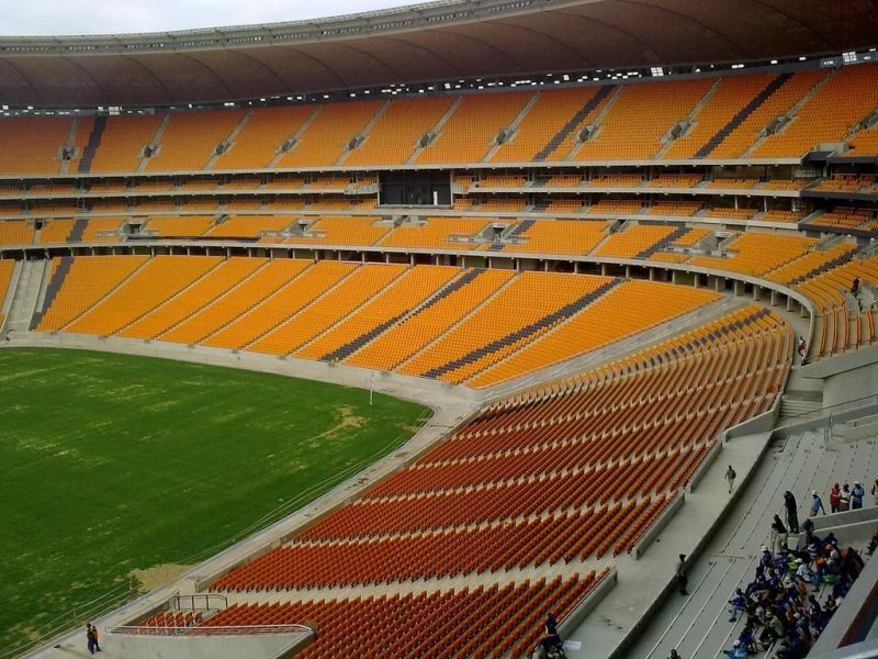 Interior view of the stadium