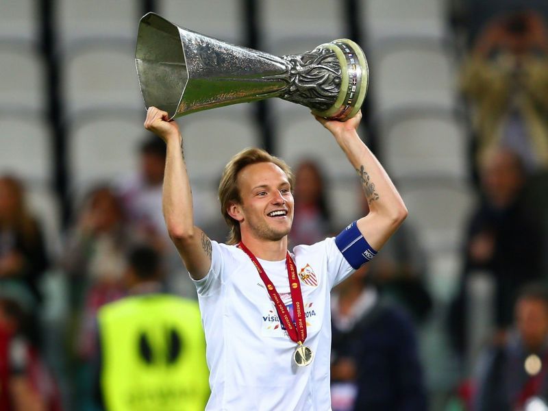 Rakitic captained Sevilla to the Europa League title in 2014