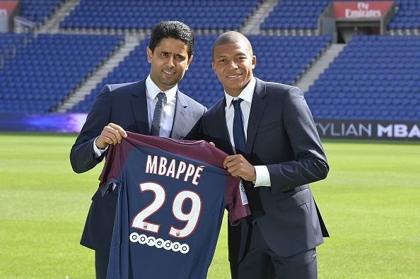 Paris Saint Germain Unveil New Signing Kylian Mbappe