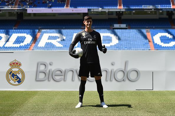 Real Madrid Unveil New Signing Thibaut Courtois