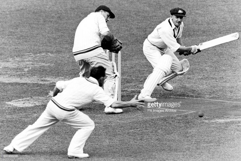Image result for Donald Bradman tests getty