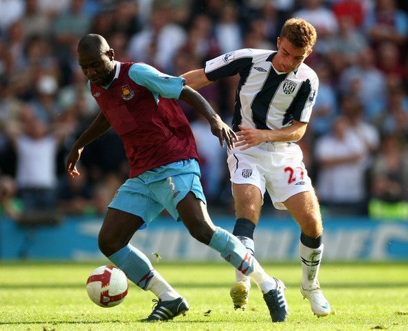 There were no shirt sponsors on display when West Brom and West Ham clashed.