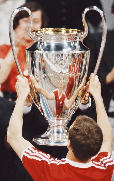 Nottingham Forest captain John McGovern lifts the European Cup 1979