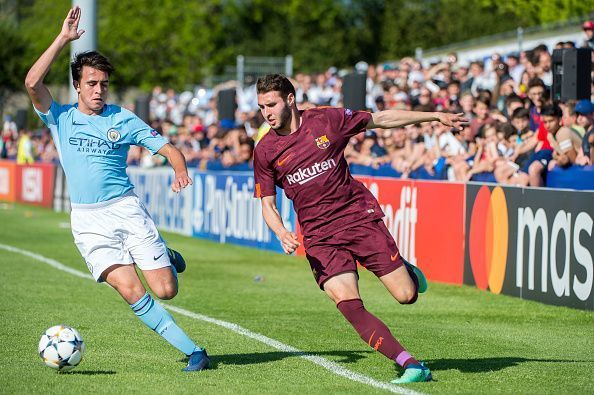 Manchester City v FC Barcelona - UEFA Youth League Semi Final