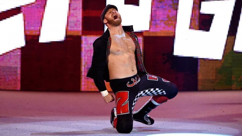 Sami Zayn made his way to the ring