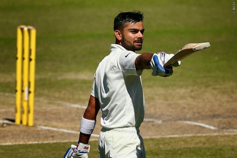 5.	Virat Kohli 141 vs Australia in 2014 Virat Kohli&acirc;s counter attacking innings against Australia in the 1st test at the Adelaide Oval is regarded as one of the knocks by an Indian batsman in the fourth innings of a test match. India virtually snatched defeat from the jaws of victory as they fell short by 48 runs chasing a competitive target of 364 which was always going to be difficult on a rank turner. Kohli, who had already scored a brilliant 115 in the first innings of the test match, followed it up a counter attacking knock of 141 in the 2nd innings. Kohli took the attack to the Aussies and played a handful of breathtaking shots before being dismissed trying to push too hard for the victory. The game had drifted quite far from India by the time he was dismissed courtesy of an unbelievable batting order collapse in the final session of the test match which saw the hosts winning by a 48 run margin. Kohli became only the 2nd player in the history of the game to score a century on both innings of a test match on captaincy debut but his personal brilliance was completely overshadowed by a shockingly poor display of batting from the rest of the batting unit, which paved the way for the Aussies to make inroads into the game after being completely down and out for a major part of it.