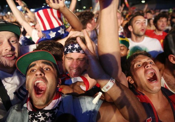 World Cup Fans Gather To Watch Matches In Rio