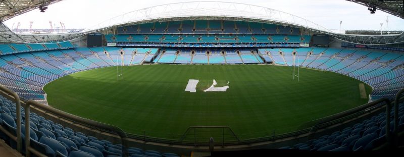 Interior view of the stadium