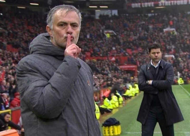 Image result for jose mourinho tottenham shush