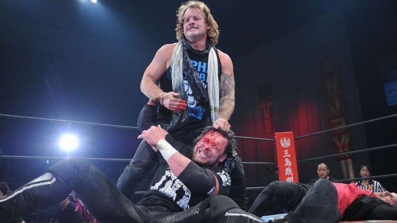 Chris Jericho wrestled Kenny Omega in a brutal match at the Wrestle Kindom 12 at the Tokyo Dome