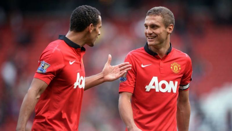 Vidic was a leader in the defense for Manchester United.