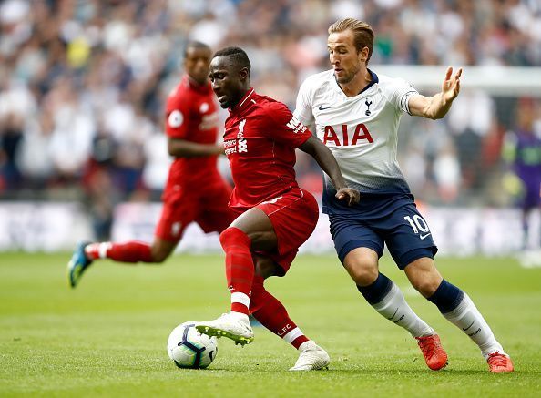 Harry in action for Liverpool