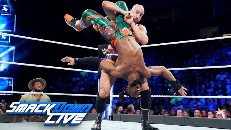 Image result for kofi kingston vs cesaro