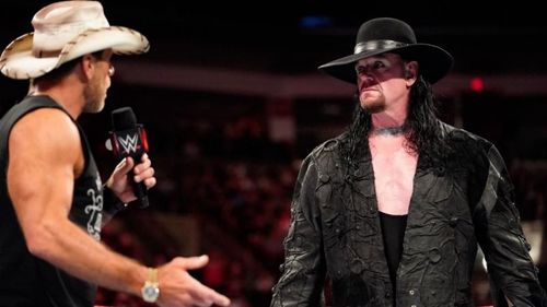 The Undertaker returned to confront Shawn Michaels