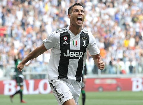 Ronaldo got his first goal for Juventus against US Sassuolo in Serie A