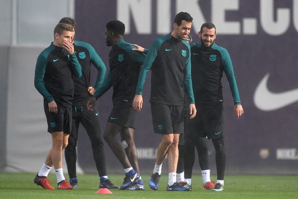 FC Barcelona Training Session