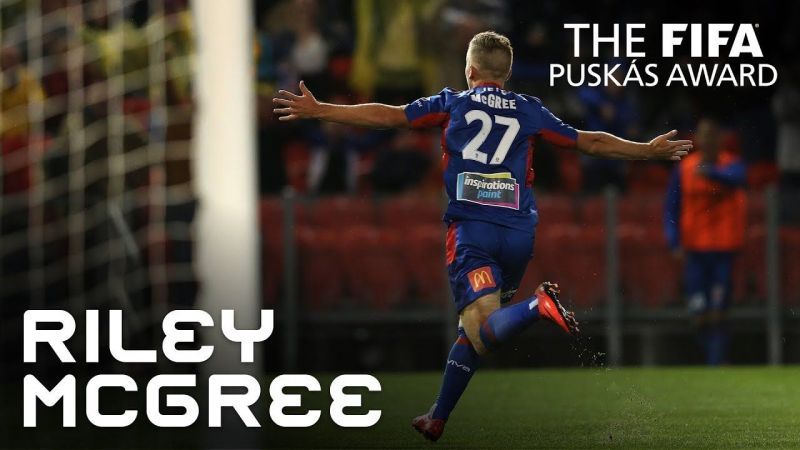 McGree celebrates his goal for Newcastle Jets v Melbourne City - A-League