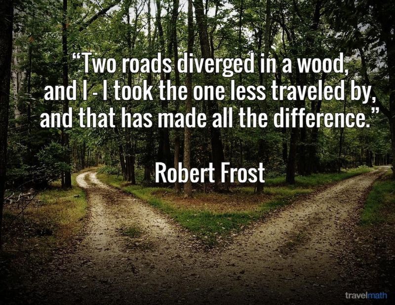 The Road Not Taken by Robert Frost