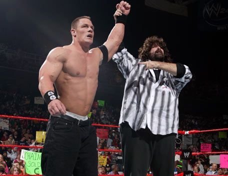 Mick Foley wore the same attire officiating Edge vs. John Cena back in 2006