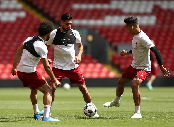 Liverpool Training Session and Press Conference