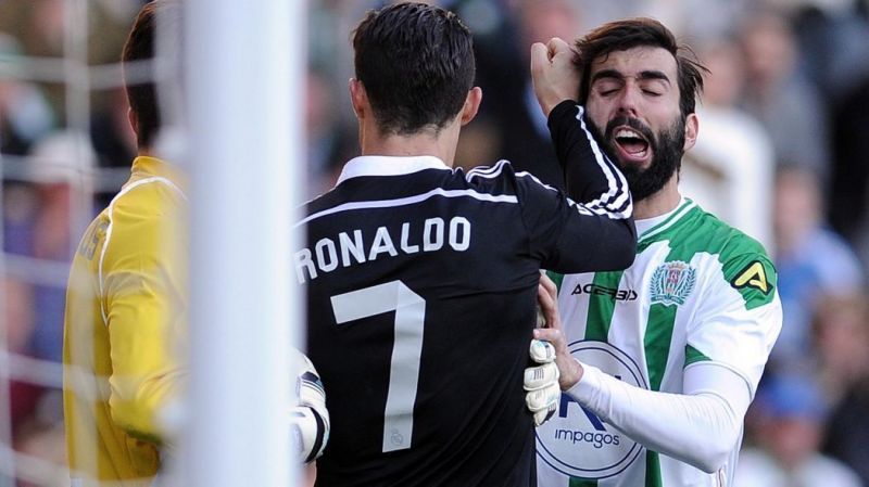 Image result for Ronaldo Sends off Multiple Shots against Cordoba