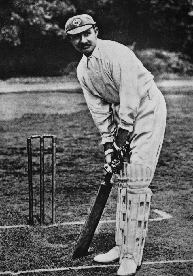 Ranji struck 11 consecutive boundaries in his knock of 47