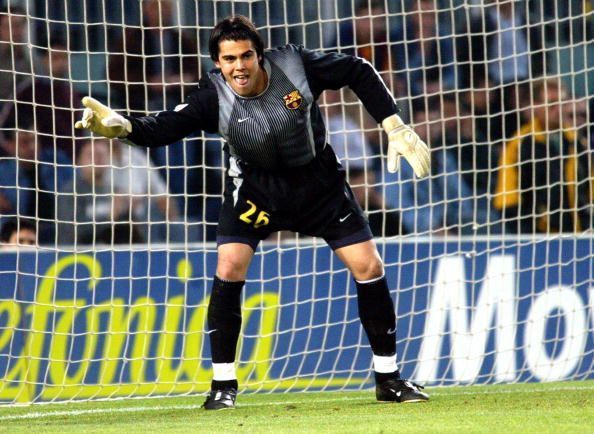 Victor Valdes of Barcelona