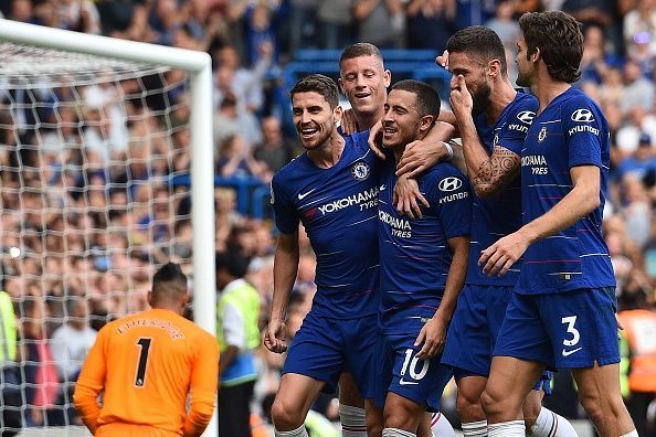 Chelsea registered a comeback win over Cardiff to maintain their perfect start